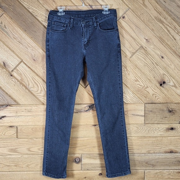 Levi's Other - Levis 511 Slim Fit Jeans Mens 30x30 Stretch Dark Wash Charcoal Black Denim